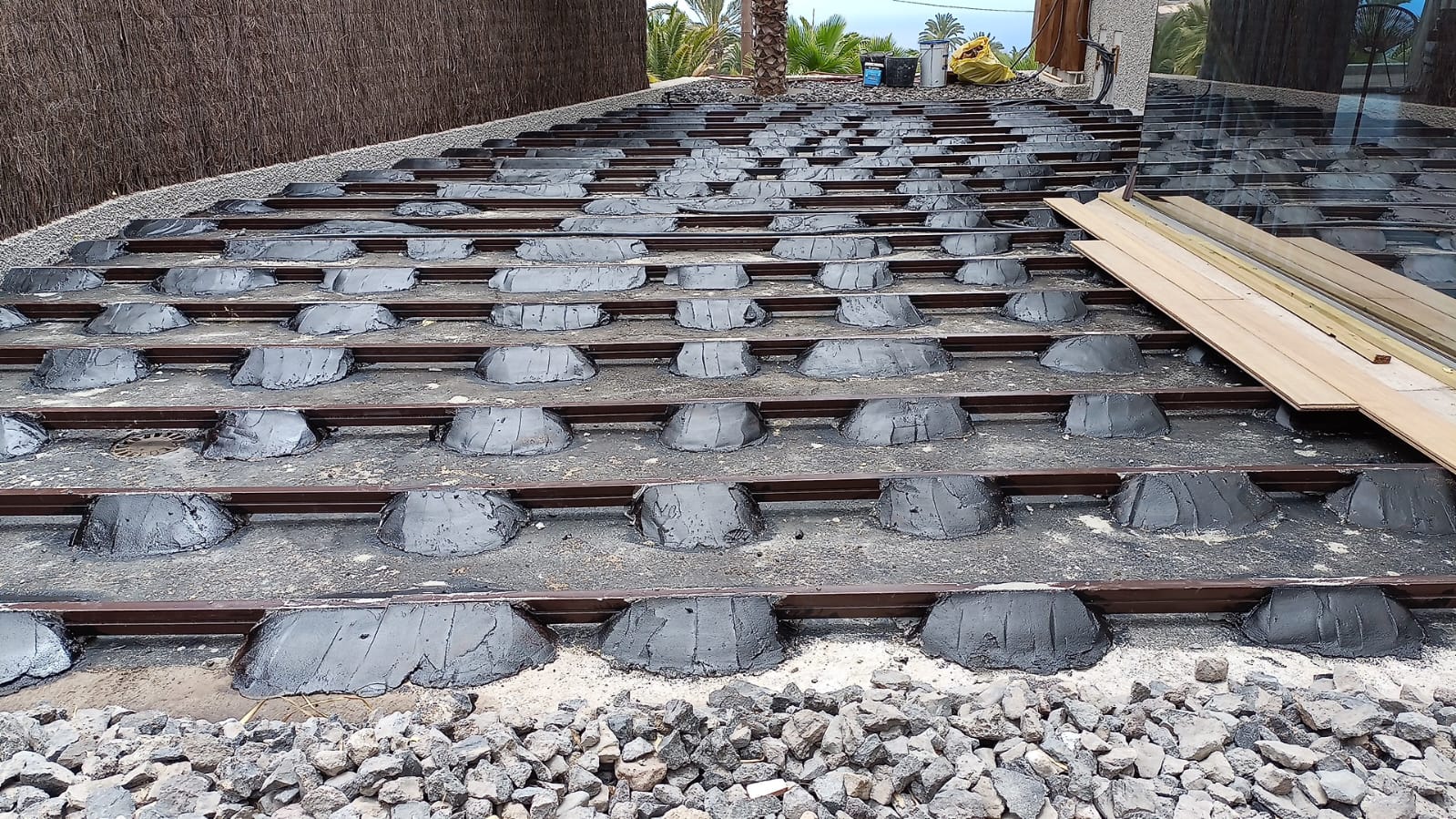 fondation terasse palmier par reformas-trujillo